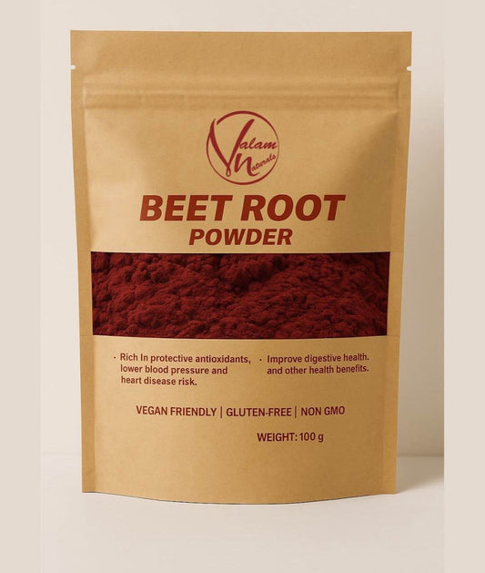 Natural Beetroot Powder 100g | For Glowing Skin, Pink Lips, Healthy Hair & Daily Nutrition | Pure And Organic Drink Mix Superfood